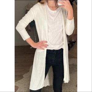 Express White Cardigan